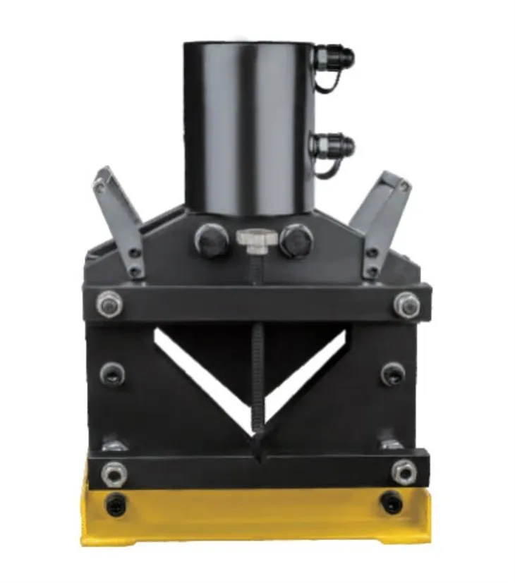 HYDRAULIC ANGLE STEEL CUTTING